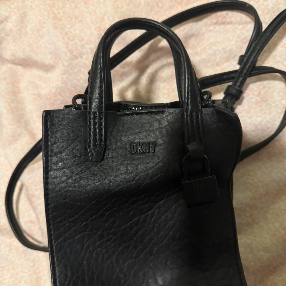DKNY Maze North South Tote Bag In Black - Picture 8 of 9